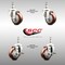 Service Caster 3.5 Inch 316SS Maroon Polyurethane 10mm Threaded Stem Caster Brakes, 2PK SS316TS20S3514-PPUB-MRN-M1015-2-TLB2 - alternate 4